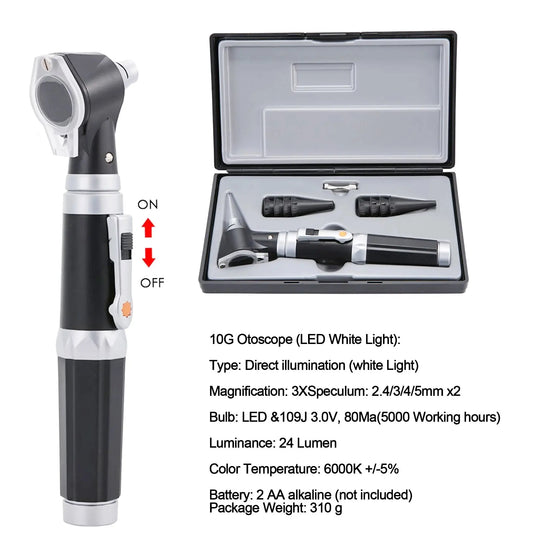 Otoscope: ear scope with light, hearing aids, infection detector, perfect for nursing and medical students for children, adults and petsdsers - fulfillment - serviceMedSurgery Store For Digital Health1005008123544791 - 10J Otoscope10J OtoscopeOtoscope: ear scope with light, hearing aids, infection detector, perfect for nursing and medical students for children, adults and pets