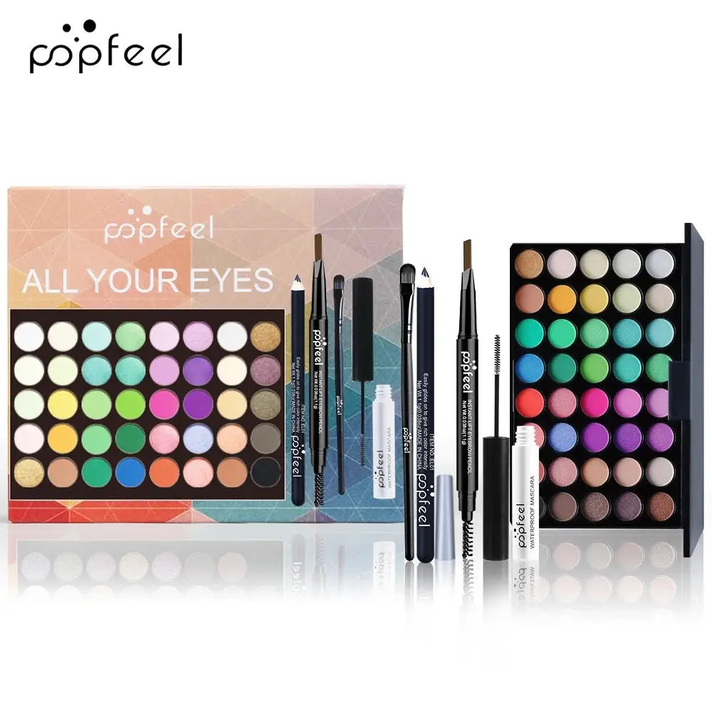 POPFEEL - Women's makeup set, eyeshadow palette, eyeliner, mascara, eyebrow pencil, makeup toolbox, giftsMedSurgery Store For Digital HealthMedSurgery Store For Digital Health1005008248135195 - SET001ASET001APOPFEEL - Women's makeup set, eyeshadow palette, eyeliner, mascara, eyebrow pencil, makeup toolbox, gifts.