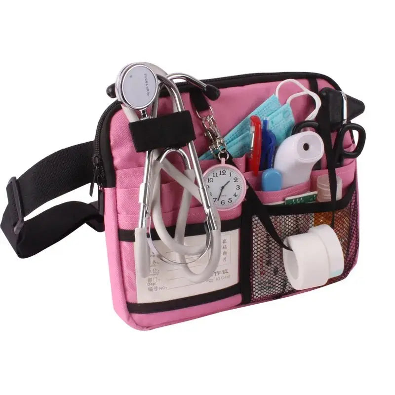 Nurse Fanny Pack Multi Pocket Waist Organizer Belt with Adjustable Waist Strap Nurse Waist Pouch Organizer Pouch Portable