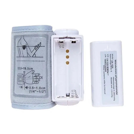 Digital Blood Pressure Monitor for health, medical sphygmomanometer BP, wrist cuff, Digital Blood Pressure Monitor, pulse and heart rate meterdsers - fulfillment - serviceMedSurgery Store For Digital Health1005009640548799 - WHITEBlancoDigital Blood Pressure Monitor for health, medical sphygmomanometer BP, wrist cuff, Digital Blood Pressure Monitor, pulse and heart rate meter