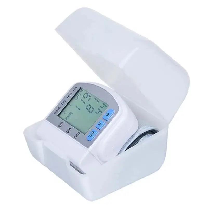 Digital Blood Pressure Monitor for health, medical sphygmomanometer BP, wrist cuff, Digital Blood Pressure Monitor, pulse and heart rate meterdsers - fulfillment - serviceMedSurgery Store For Digital Health1005009640548799 - WHITEBlancoDigital Blood Pressure Monitor for health, medical sphygmomanometer BP, wrist cuff, Digital Blood Pressure Monitor, pulse and heart rate meter