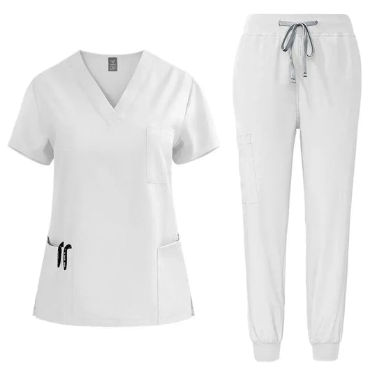Women's Nurse Uniform, Hospital Doctor Scrubs, Nursing Pants, Unisex Workshop Uniforms, Beauty SPA Workwear, NewApparel & Accessoriesdsers - fulfillment - serviceMedSurgery Store For Digital Health1005007090766513 - 42109 - White - XXL42109 - WhiteXXLWomen's Nurse Uniform, Hospital Doctor Scrubs, Nursing Pants, Unisex Workshop Uniforms, Beauty SPA Workwear, New