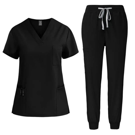 Women's Nurse Uniform, Hospital Doctor Scrubs, Nursing Pants, Unisex Workshop Uniforms, Beauty SPA Workwear, NewApparel & Accessoriesdsers - fulfillment - serviceMedSurgery Store For Digital Health1005007090766513 - 42109 - Black - XXL42109 - BlackXXLWomen's Nurse Uniform, Hospital Doctor Scrubs, Nursing Pants, Unisex Workshop Uniforms, Beauty SPA Workwear, New