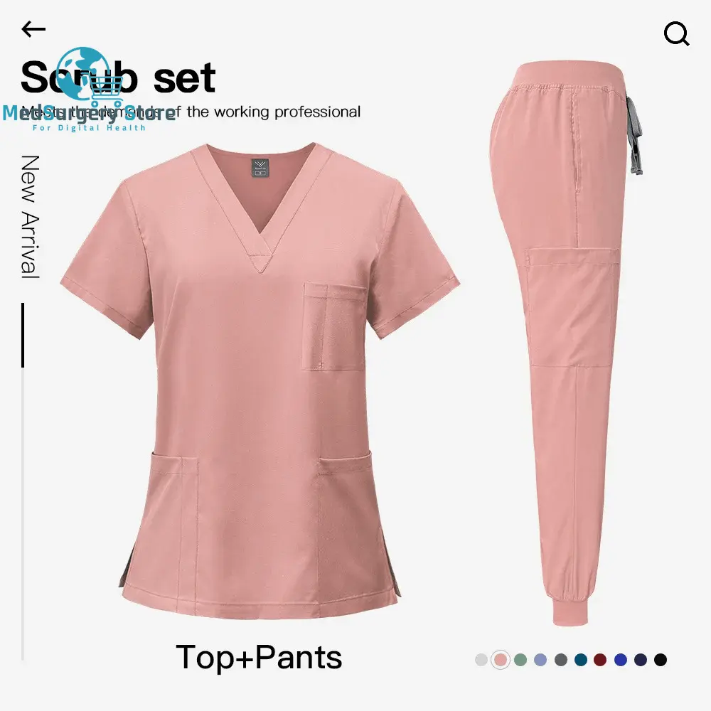 Surgical Uniforms Woman Nursing Nursing Sets Top Pant Articles Medical Uniform Scrubs Clinical Beauty Salon Hospital Suits