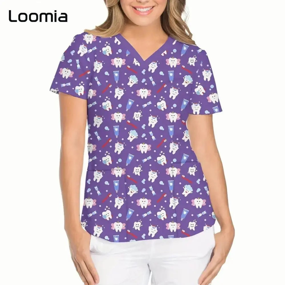 Surgical uniforms for dentistry, V-neck, fashion uniforms for womenApparel & Accessoriesdsers - fulfillment - serviceMedSurgery Store For Digital Health1005009533233328 - S3DHS0723 - 4XLSLS3DHS07234XLSurgical uniforms for dentistry, V-neck, fashion uniforms for women