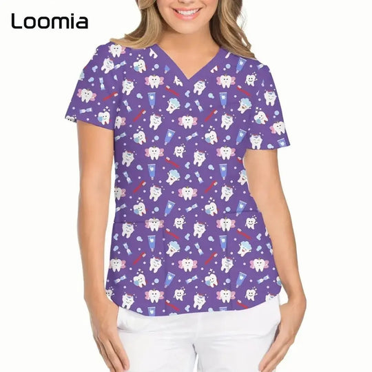 Surgical uniforms for dentistry, V-neck, fashion uniforms for womenApparel & Accessoriesdsers - fulfillment - serviceMedSurgery Store For Digital Health1005009533233328 - S3DHS0723 - 4XLSLS3DHS07234XLSurgical uniforms for dentistry, V-neck, fashion uniforms for women