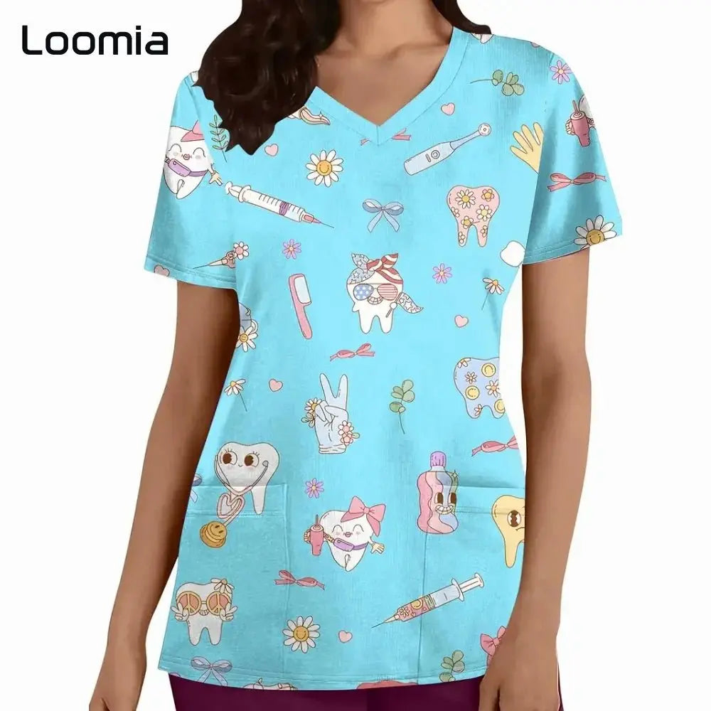 Surgical uniforms for dentistry, V-neck, fashion uniforms for womenApparel & Accessoriesdsers - fulfillment - serviceMedSurgery Store For Digital Health1005009533233328 - S3DHS0725 - XXLS3DHS0725XXLSurgical uniforms for dentistry, V-neck, fashion uniforms for women.
