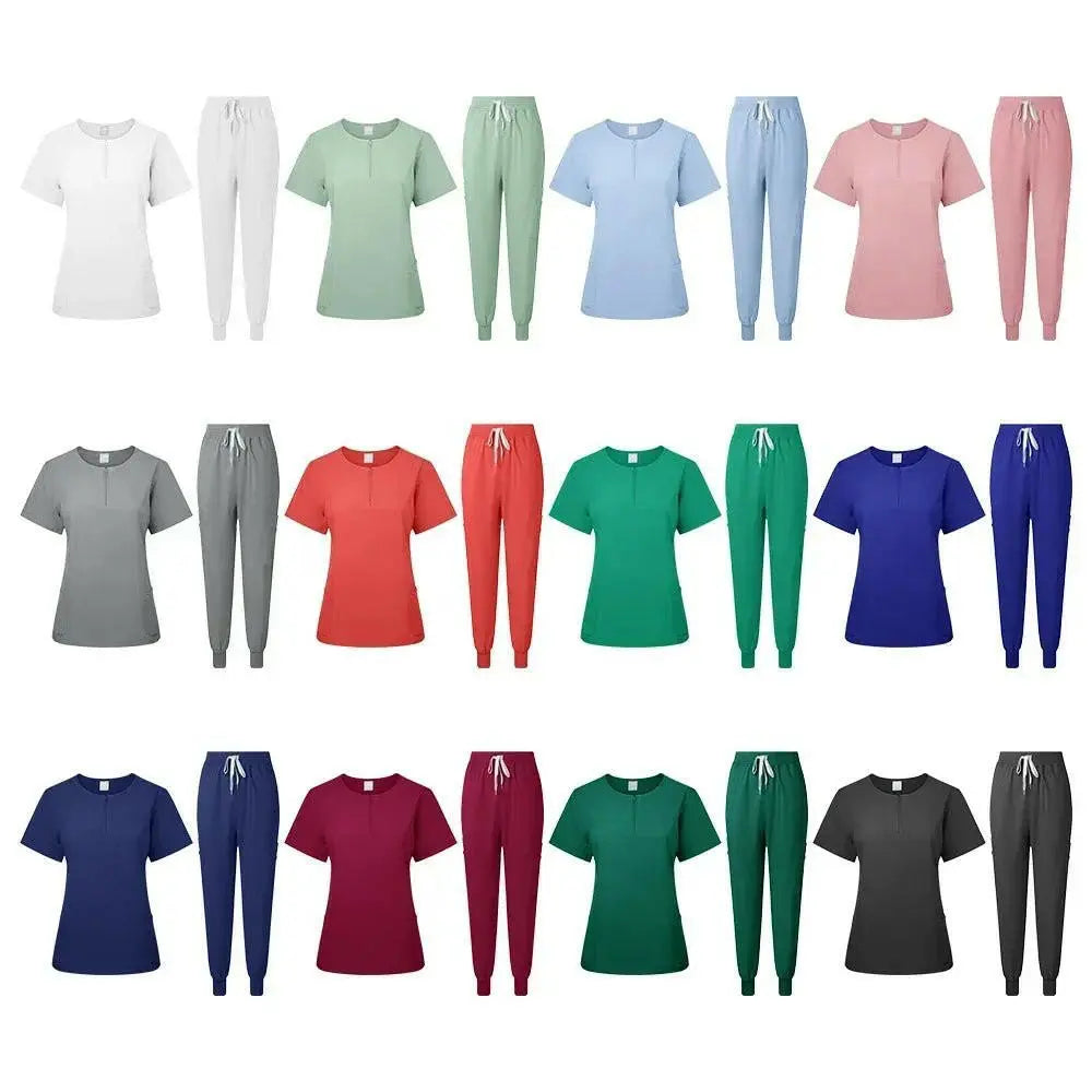 Surgical Uniform Women'S Care Set Top Pants Top Pants Medical Scrub Clinical Beauty Salon Hospital Setnurse Hospital