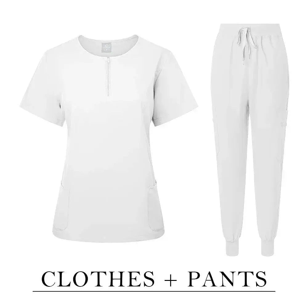 Surgical Uniform Women'S Care Set Top Pants Top Pants Medical Scrub Clinical Beauty Salon Hospital Setnurse Hospital