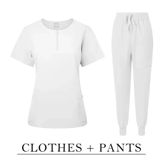 Surgical Uniform Women'S Care Set Top Pants Top Pants Medical Scrub Clinical Beauty Salon Hospital Setnurse Hospital