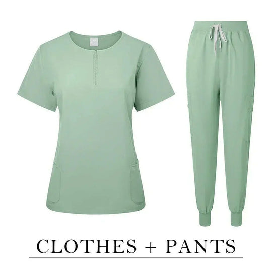 Surgical Uniform Women'S Care Set Top Pants Top Pants Medical Scrub Clinical Beauty Salon Hospital Setnurse Hospital