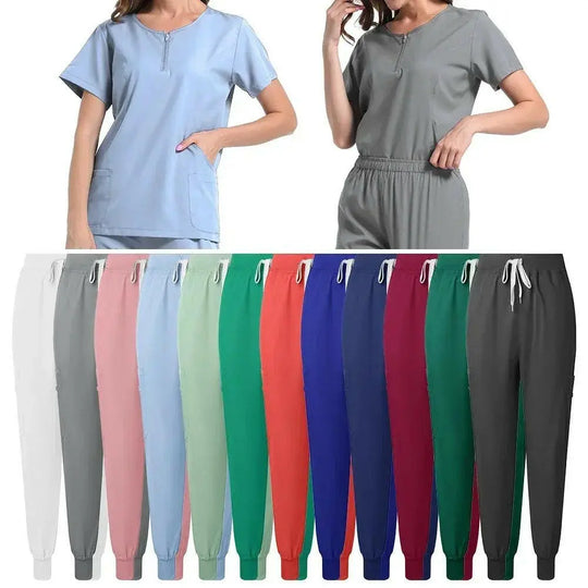 Surgical Uniform Women'S Care Set Top Pants Top Pants Medical Scrub Clinical Beauty Salon Hospital Setnurse Hospital