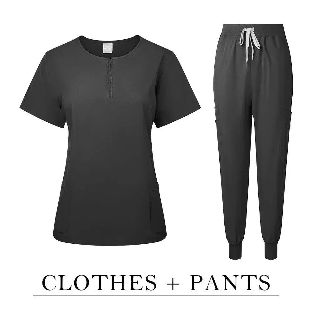 Surgical Uniform Women'S Care Set Top Pants Top Pants Medical Scrub Clinical Beauty Salon Hospital Setnurse Hospital