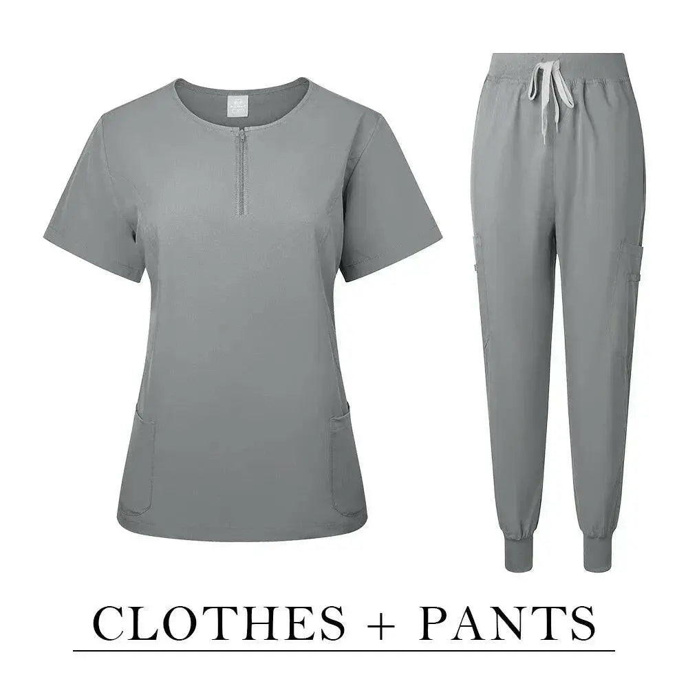 Surgical Uniform Women'S Care Set Top Pants Top Pants Medical Scrub Clinical Beauty Salon Hospital Setnurse Hospital
