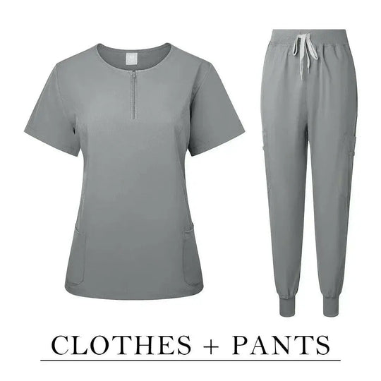 Surgical Uniform Women'S Care Set Top Pants Top Pants Medical Scrub Clinical Beauty Salon Hospital Setnurse Hospital